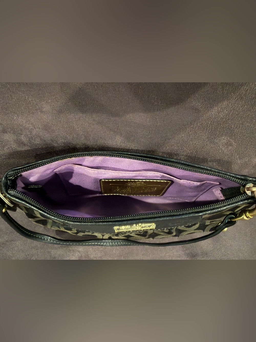 Coach Wristlet Black Clutch - Picture 8 of 8